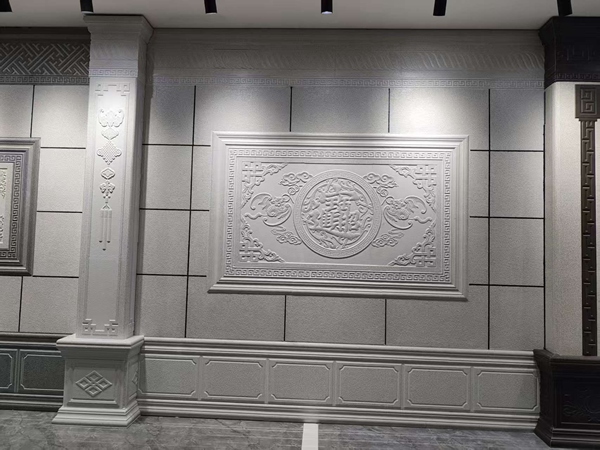 陶瓷一体板和罗马柱门头